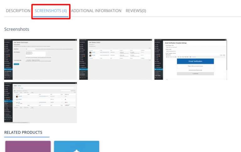 Woocommerce Images Product Tab